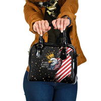 No Kings In America Since 1776 Shoulder Handbag We The People USA Flag - Wonder Print Shop