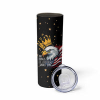 No Kings In America Since 1776 Skinny Tumbler We The People USA Flag - Wonder Print Shop