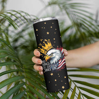No Kings In America Since 1776 Skinny Tumbler We The People USA Flag - Wonder Print Shop