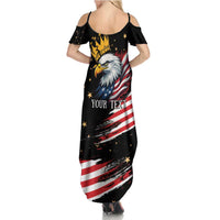 No Kings In America Since 1776 Summer Maxi Dress We The People USA Flag - Wonder Print Shop
