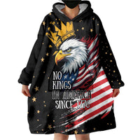 No Kings In America Since 1776 Wearable Blanket Hoodie We The People USA Flag - Wonder Print Shop