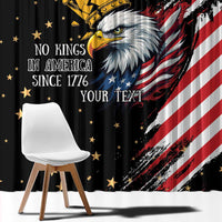 No Kings In America Since 1776 Window Curtain We The People USA Flag - Wonder Print Shop