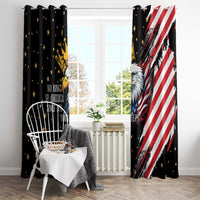 No Kings In America Since 1776 Window Curtain We The People USA Flag - Wonder Print Shop