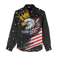 No Kings In America Since 1776 Women Casual Shirt We The People USA Flag - Wonder Print Shop