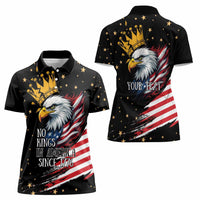 No Kings In America Since 1776 Women Polo Shirt We The People USA Flag - Wonder Print Shop