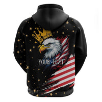 No Kings In America Since 1776 Zip Hoodie We The People USA Flag - Wonder Print Shop