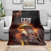 We The People Since 1776 Blanket USA Flag Flame Eagle - Wonder Print Shop