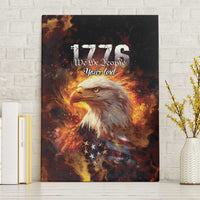 We The People Since 1776 Canvas Wall Art USA Flag Flame Eagle - Wonder Print Shop