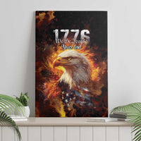 We The People Since 1776 Canvas Wall Art USA Flag Flame Eagle - Wonder Print Shop
