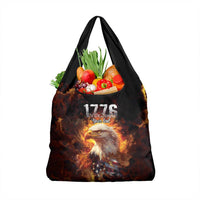 We The People Since 1776 Grocery Bag USA Flag Flame Eagle - Wonder Print Shop