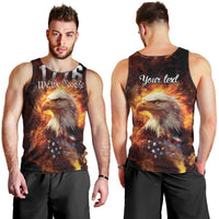 We The People Since 1776 Men Tank Top USA Flag Flame Eagle - Wonder Print Shop