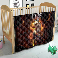 We The People Since 1776 Quilt USA Flag Flame Eagle - Wonder Print Shop