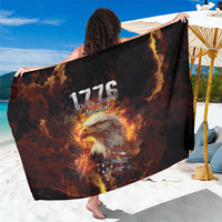 We The People Since 1776 Sarong USA Flag Flame Eagle - Wonder Print Shop
