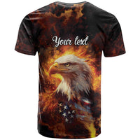 We The People Since 1776 T Shirt USA Flag Flame Eagle - Wonder Print Shop