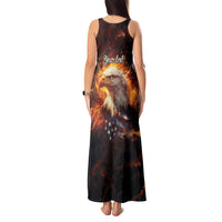 We The People Since 1776 Tank Maxi Dress USA Flag Flame Eagle - Wonder Print Shop