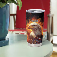We The People Since 1776 Tumbler Cup USA Flag Flame Eagle - Wonder Print Shop