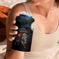Halloween Raccoon Jimothy Personalized 4 in 1 Can Cooler Tumbler