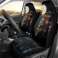 Halloween Raccoon Jimothy Car Seat Cover
