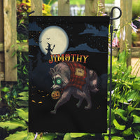 Halloween Raccoon Jimothy Garden Flag