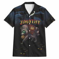 Halloween Raccoon Jimothy Personalized Hawaiian Shirt