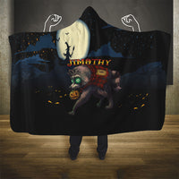 Halloween Raccoon Jimothy Hooded Blanket