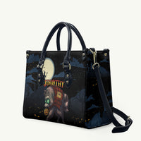 Halloween Raccoon Jimothy Leather Bag