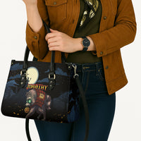 Halloween Raccoon Jimothy Leather Bag