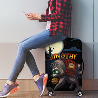 Halloween Raccoon Jimothy Luggage Cover