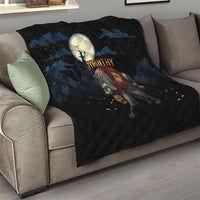 Halloween Raccoon Jimothy Quilt