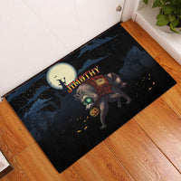 Halloween Raccoon Jimothy Rubber Doormat