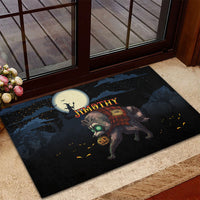 Halloween Raccoon Jimothy Rubber Doormat