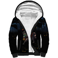 Halloween Raccoon Jimothy Personalized Sherpa Hoodie