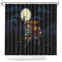 Halloween Raccoon Jimothy Shower Curtain
