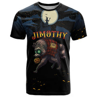 Halloween Raccoon Jimothy Personalized T Shirt