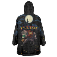 Halloween Raccoon Jimothy Personalized Wearable Blanket Hoodie