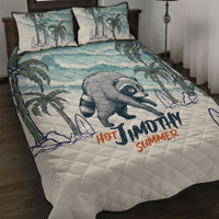 Hot Jimothy Summer Retro Style Quilt Bed Set