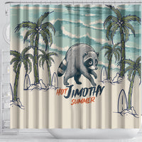 Hot Jimothy Summer Retro Style Shower Curtain