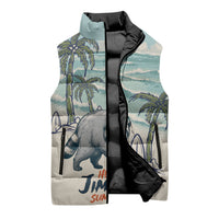 Hot Jimothy Summer Retro Style Sleeveless Puffer Jacket