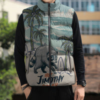Hot Jimothy Summer Retro Style Sleeveless Puffer Jacket