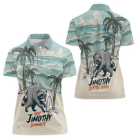 Hot Jimothy Summer Retro Style Women Polo Shirt