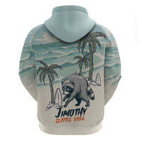 Hot Jimothy Summer Retro Style Zip Hoodie