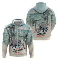 Hot Jimothy Summer Retro Style Zip Hoodie
