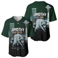 Raccoon Jimothy Runs This City Baseball Jersey
