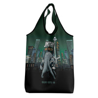 Raccoon Jimothy Runs This City Grocery Bag