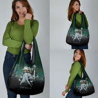 Raccoon Jimothy Runs This City Grocery Bag