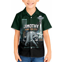 Raccoon Jimothy Runs This City Kid Hawaiian Shirt