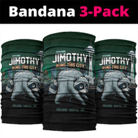 Raccoon Jimothy Runs This City Neck Gaiter