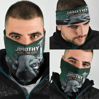 Raccoon Jimothy Runs This City Neck Gaiter