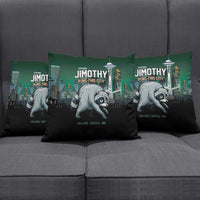 Raccoon Jimothy Runs This City Pillow Cover