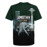 Raccoon Jimothy Runs This City Rugby Jersey